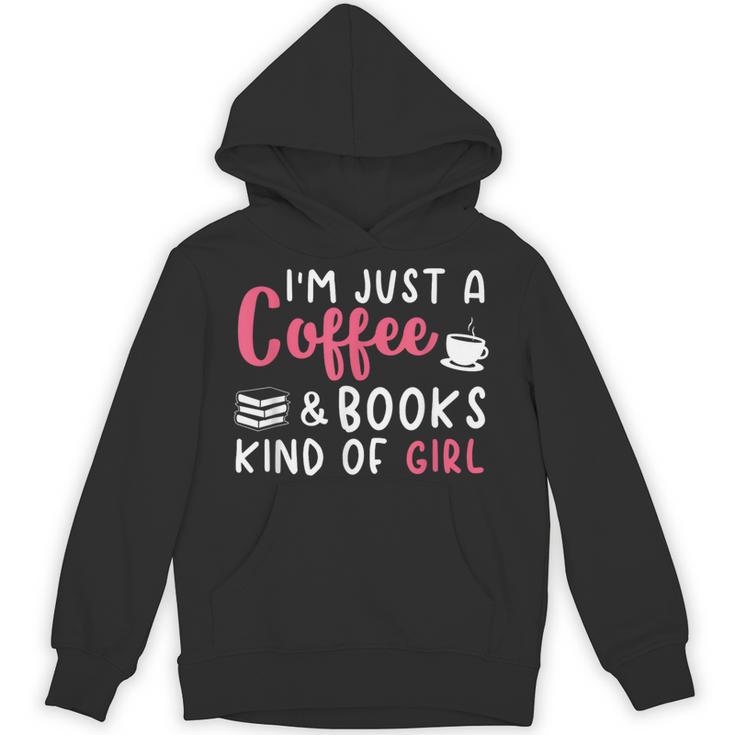 Coffee Lover Saying For Women Book Reading Club Librarian Unisex Hoodie