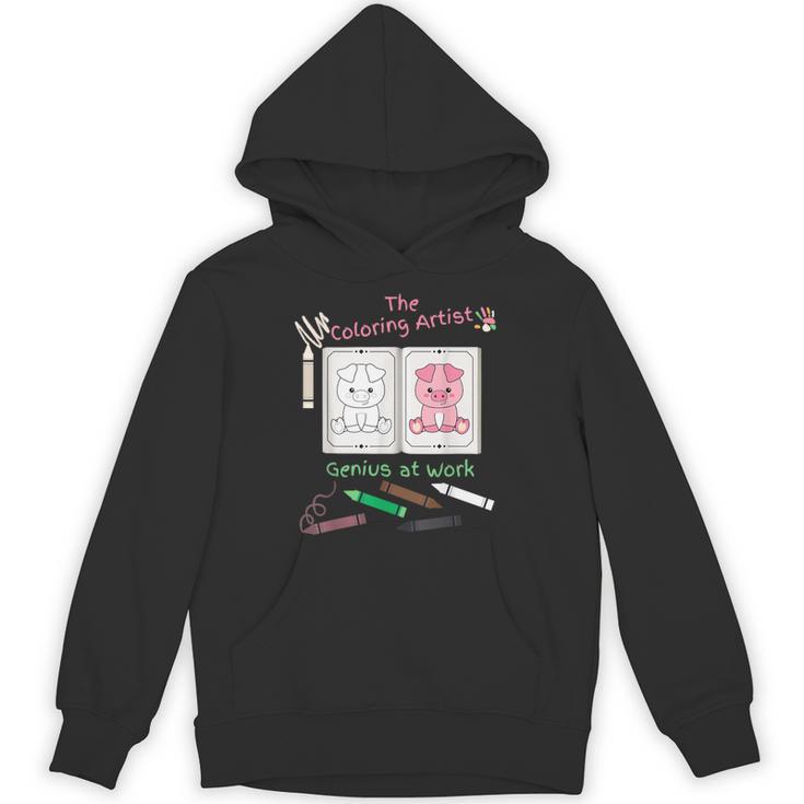 Coloring Book For Kids Ages 3 To 5 Color Inside The Lines Unisex Hoodie