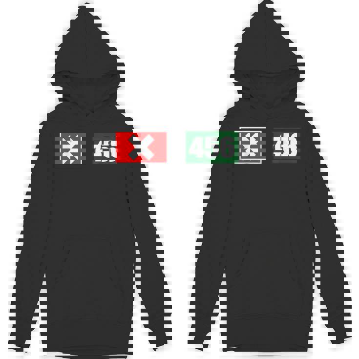 Cool 456 Code Number Illustration Novelty Graphic s パーカー