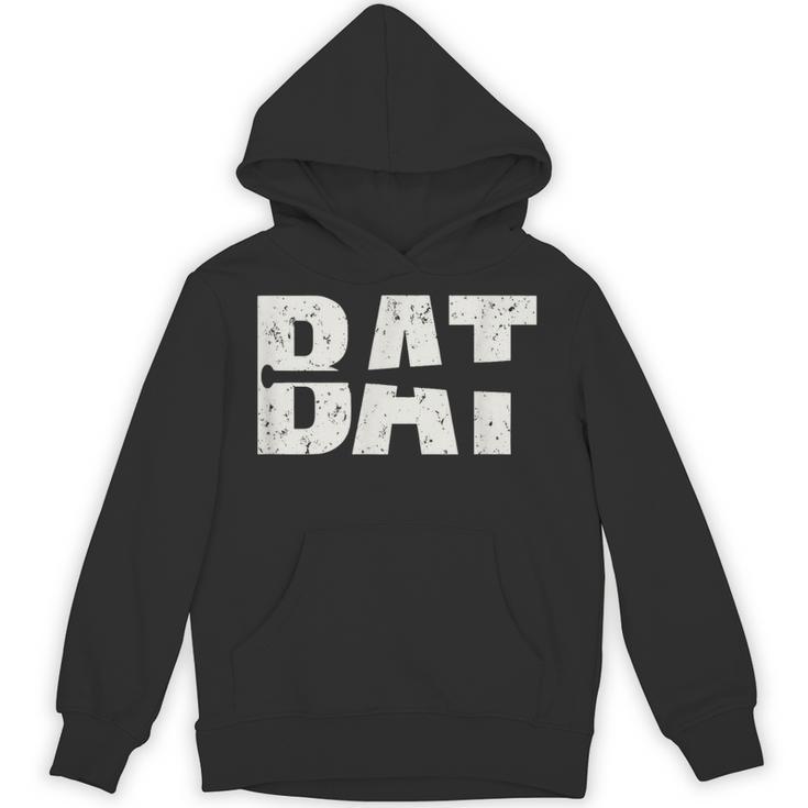 Cool Bat Dad Baseball Tee Women Kids Unisex Hoodie