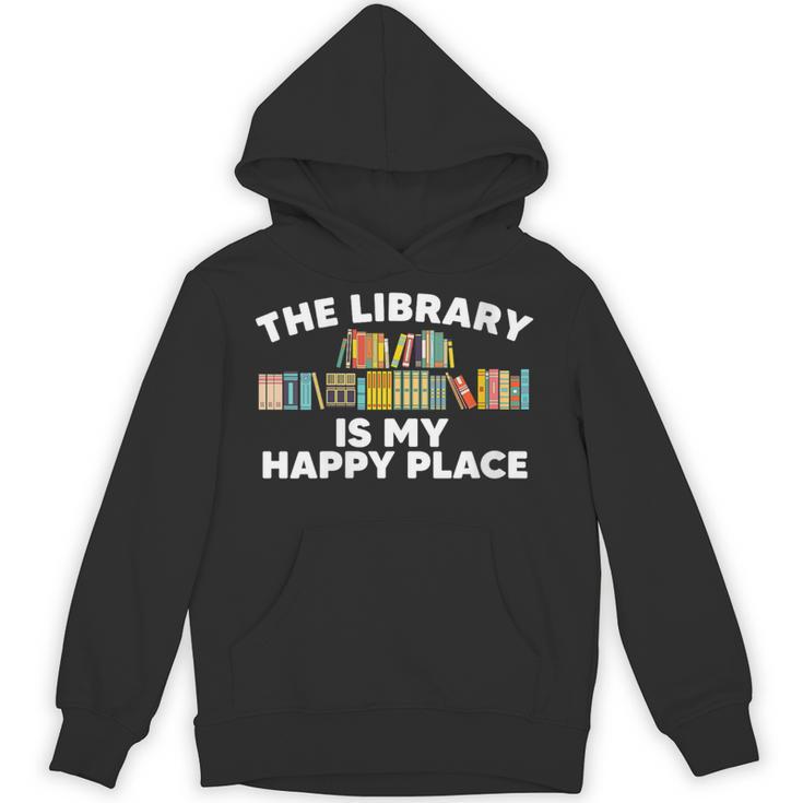 Cool Library Art For Men Women Bookworm Librarian Book Lover Unisex Hoodie