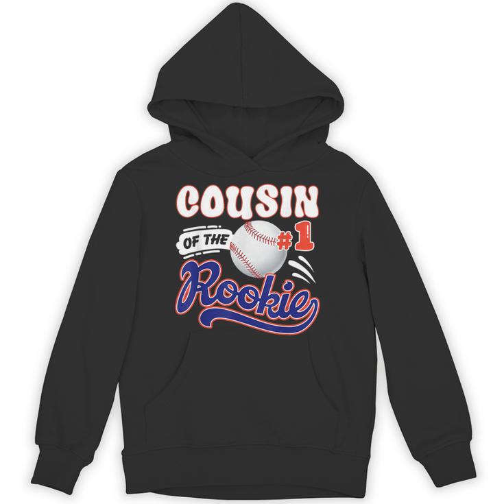 Cousin Rookie Of Year 1st Birthday Baseball Theme Matching Unisex Hoodie