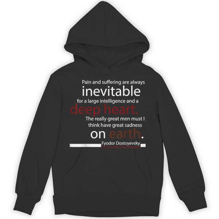 Crime And Punishment Fyodor Dostoyevsky Book QuoteShirt Unisex Hoodie