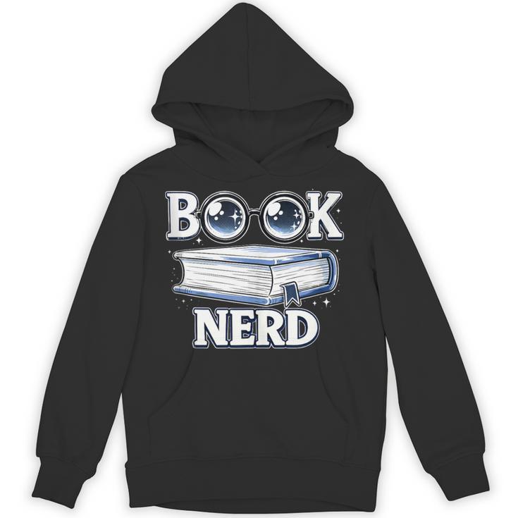 Cute Book Nerd Typography Minimalist Bookworm Fan Unisex Hoodie