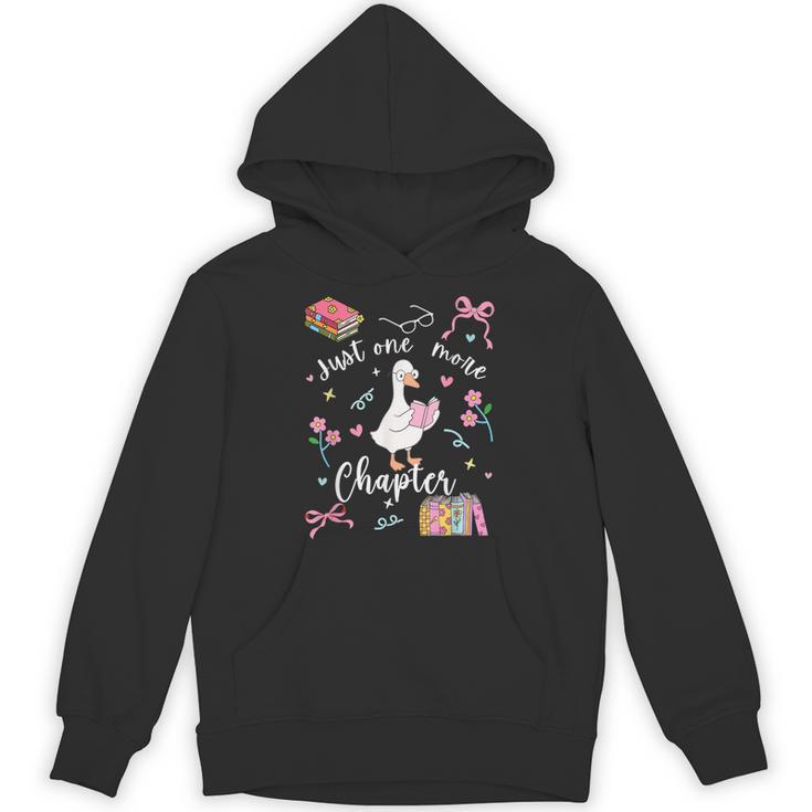 Cute Just One More Chapter Silly Goose Book Club Unisex Hoodie