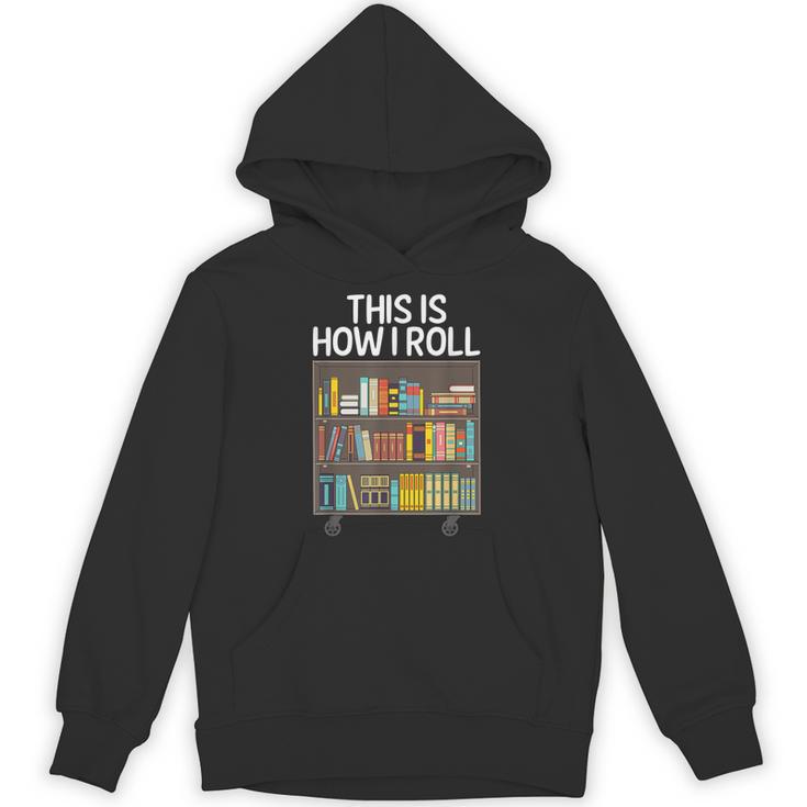 Cute Library Art For Men Women Book Reader School Librarian Unisex Hoodie