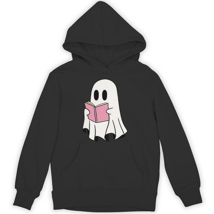 Cute Retro Reading Book Library Ghost Costume Unisex Hoodie