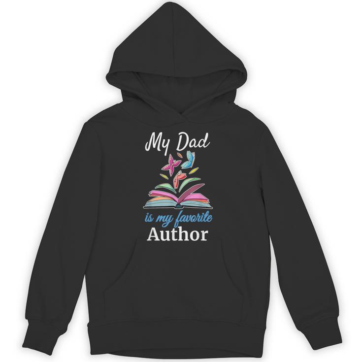 My Dad Is My Favorite Author For Book Lovers Unisex Hoodie