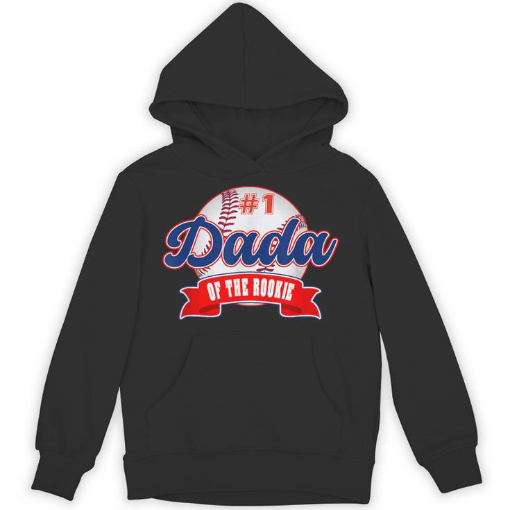 Dada Rookie Of Year 1st Birthday Baseball Theme Matching Unisex Hoodie