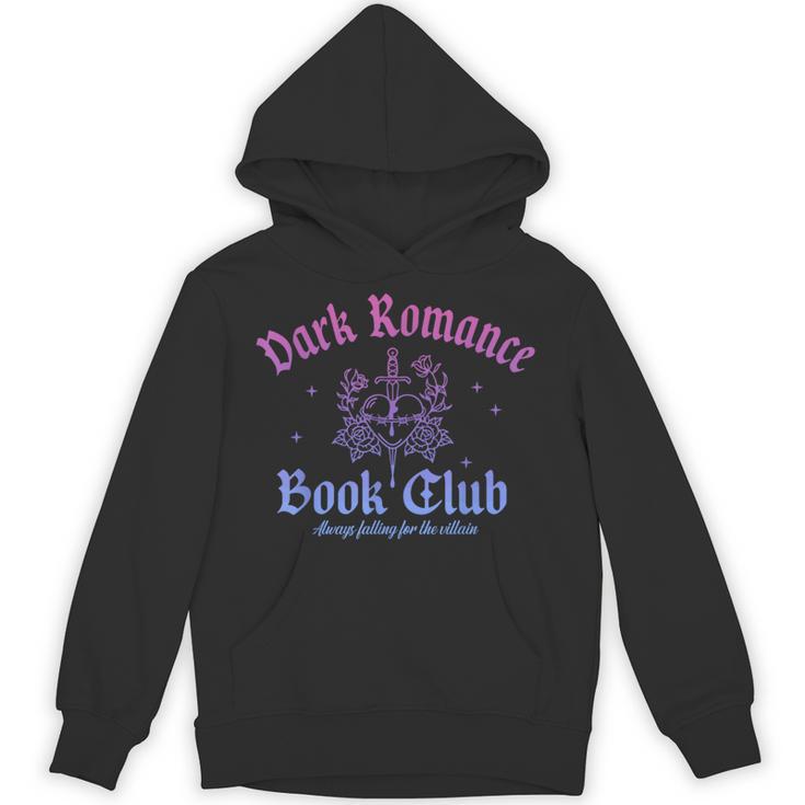Dark Romance Book Club Always Falling For The Villain Quote Unisex Hoodie