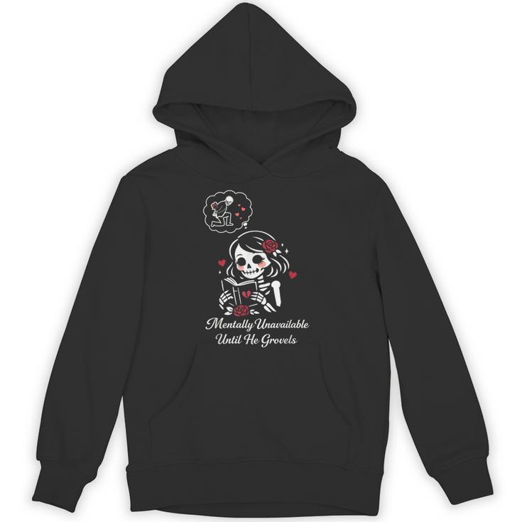 Dark Romance Skeleton Costume Woman Pajama Book Reading Unisex Hoodie