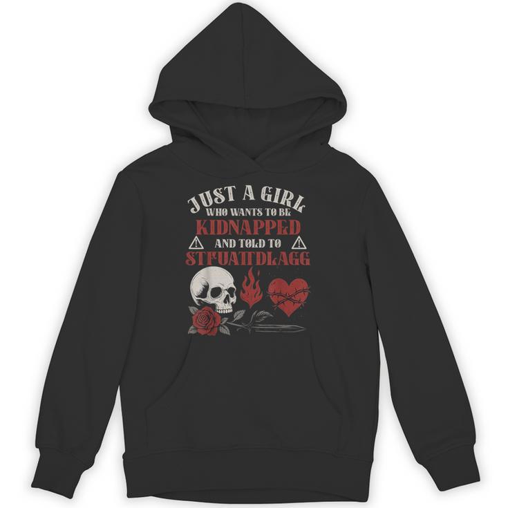 Dark Romance Smutt Books Merch STFUATTDLAGG Kidnapped Unisex Hoodie