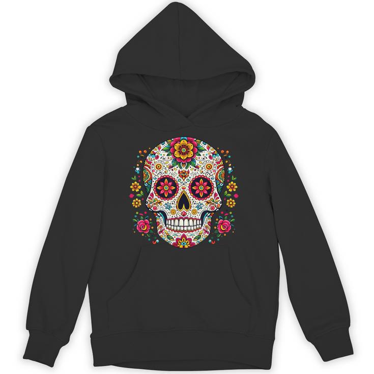 Day Of The Dead シュガースカル Dia De Los Muertos パーカー