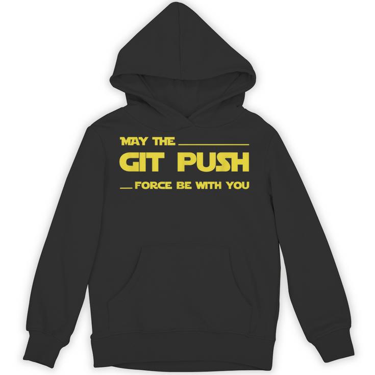 Developer May The Git Push Force Be With You パーカー