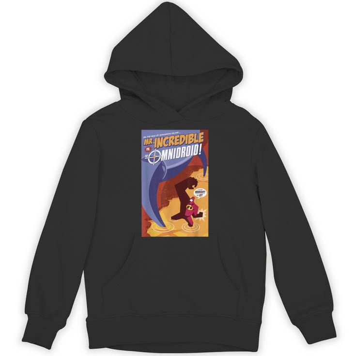 Disney Pixar The Incredibles Omnidroid Comic Book Cover Unisex Hoodie