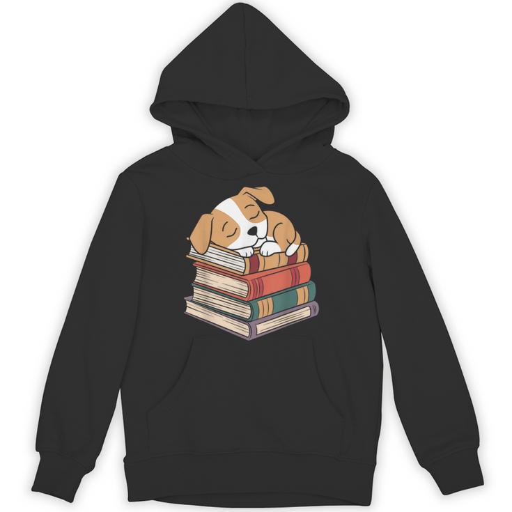 Dog Reading Book Pajama Sleep Unisex Hoodie