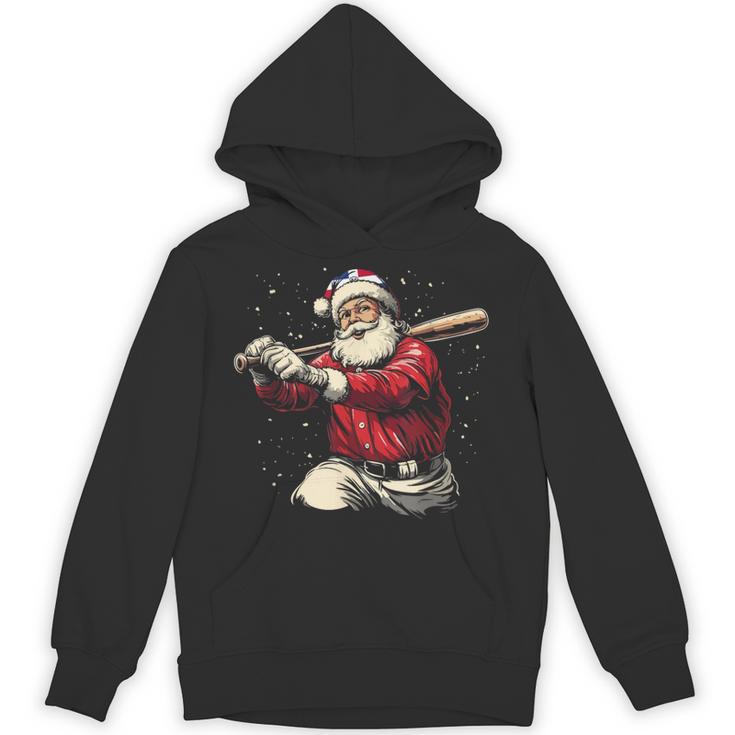 Dominican Santa Christmas Beisbol Baseball Dominicano Unisex Hoodie