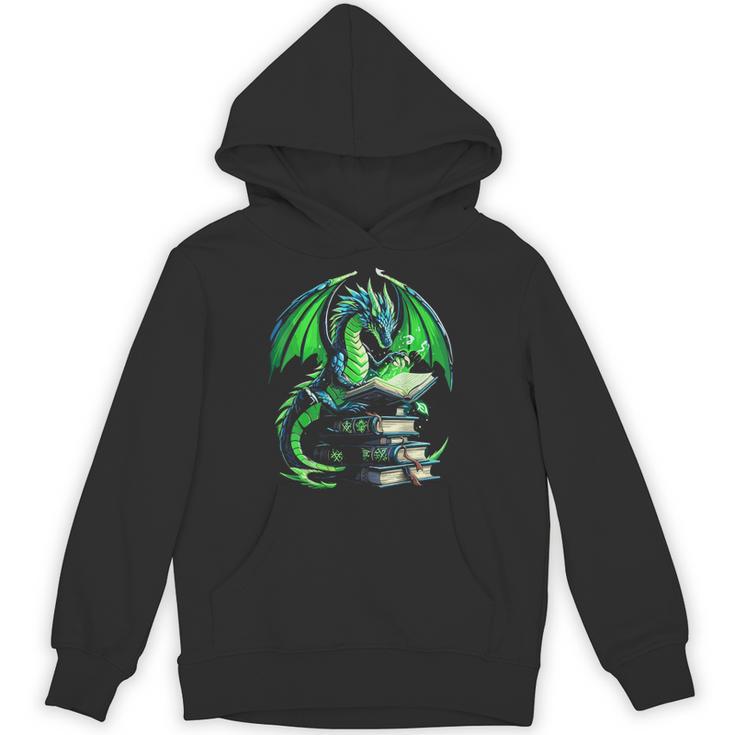 Dragon Reading Books Bookworm Unisex Hoodie
