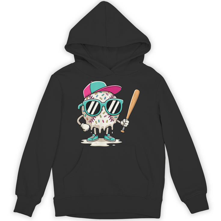Dripping Baseball Baseball Lover Player Baseballer Unisex Hoodie