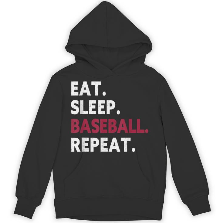 Eat Sleep Baseball Repeat Baseball Player Unisex Hoodie