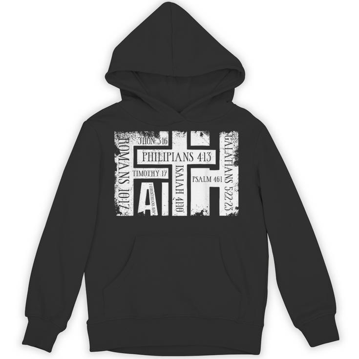 Faith Bibleerses ビンテージ クリスチャン グランジ グラフィック パーカー