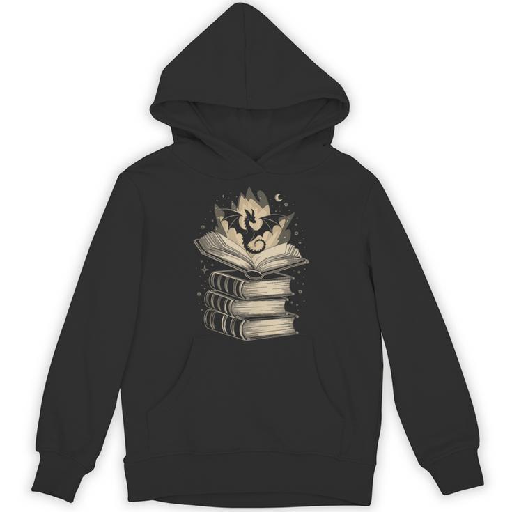 Fantasy Dragon & Books Magical Reader Unisex Hoodie