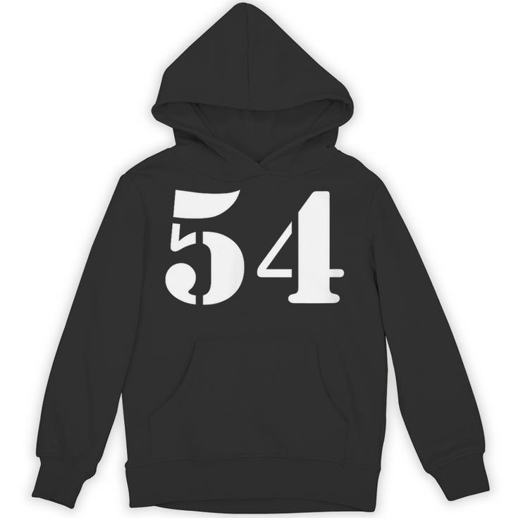 Fifty Four 数字 54 ナンバー パーカー