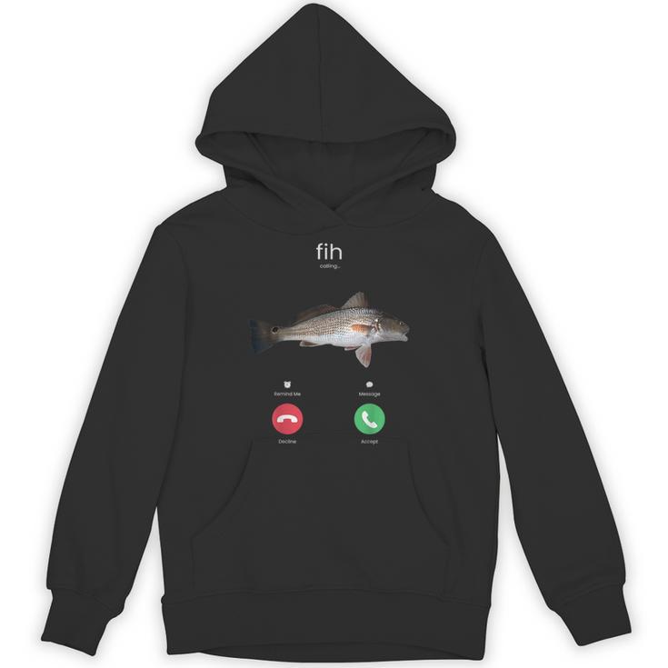 Fih Calling スペルミスフィッシュ 電話を受け入れる 魚 パーカー