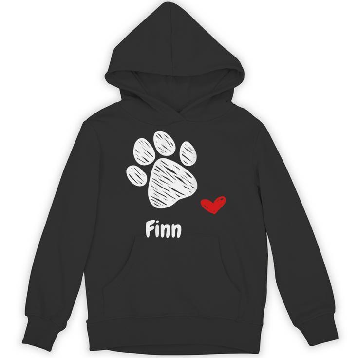 Finn Dog Paw Best Puppy Dog Finn Dog Lover パーカー