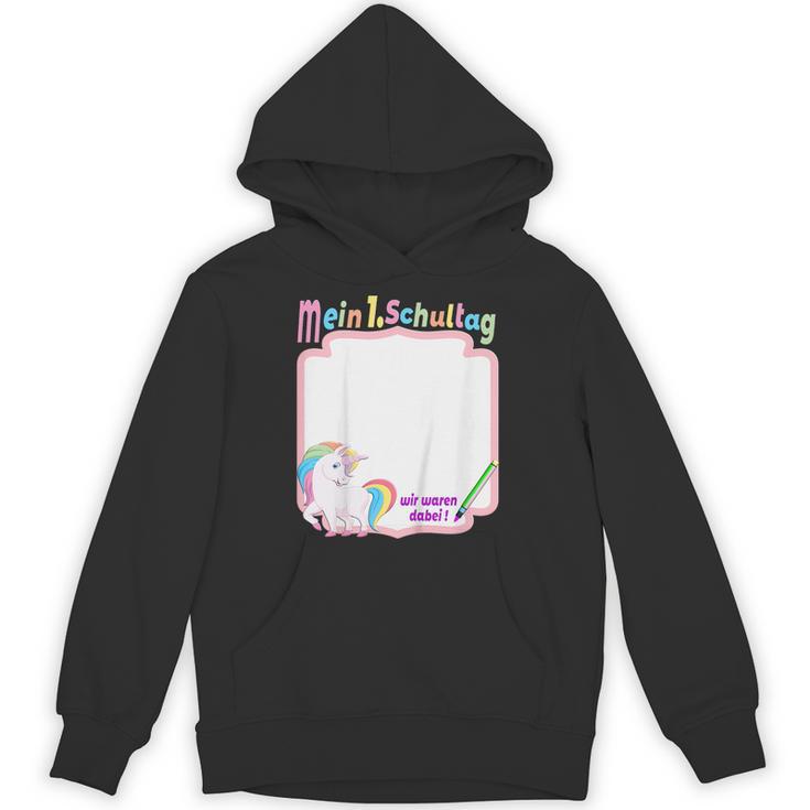 First Day Of School 2021 Guest Book Unicorn Unicon Unisex Hoodie