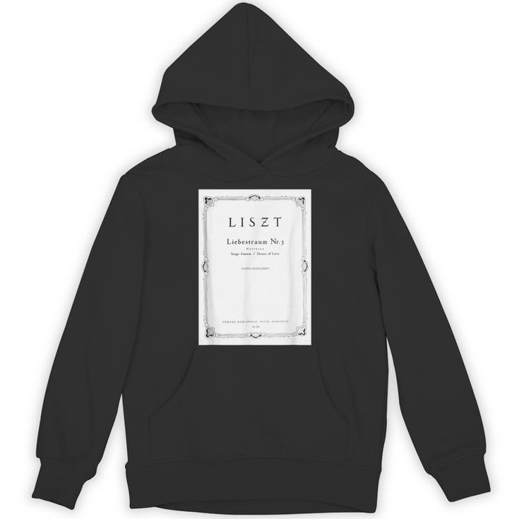 Franz Liszt Dream Of Love Vintage Book Cover Unisex Hoodie