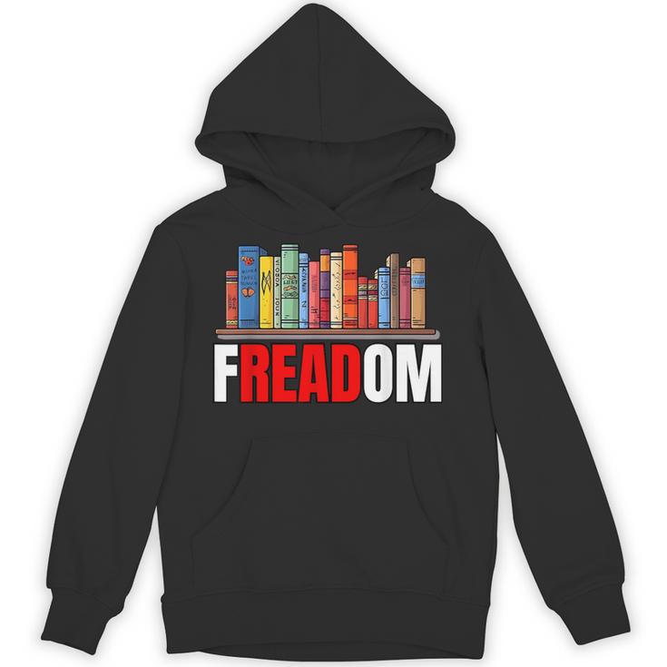 Frea-Dom Anti Ban Books I Read Banned Books Freedom Book Unisex Hoodie