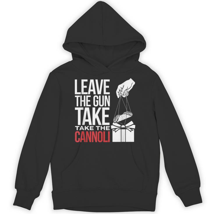 Leave The Gun Take The Cannoli メンズ レディース イタリア国旗 パーカー
