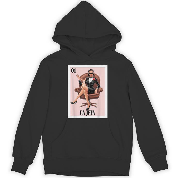 Mexican For Chihuahua Moms La Jefa Hoodie
