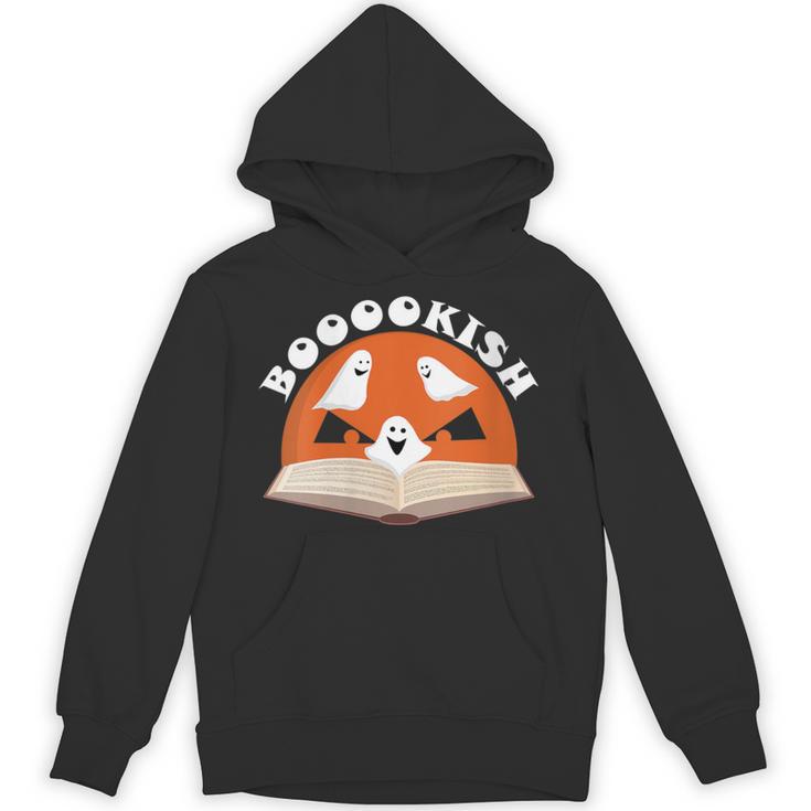 Ghosts & Pumpkin Bookish Halloween Readers And Book Lovers Unisex Hoodie