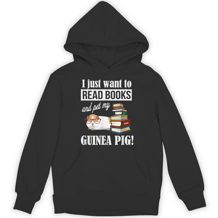 Girls & Boys Read Books And Pet My Guinea Pig Lover Unisex Hoodie
