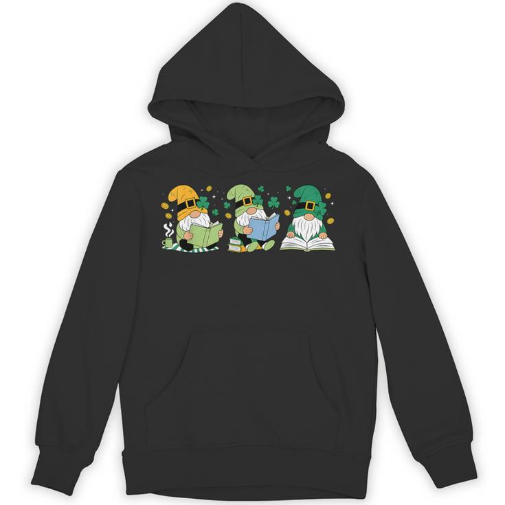 Gnomes Reading Books Teacher St Patricks Day Shamrock Irish Unisex Hoodie Gnomes Reading Books Teacher St Patricks Day Shamrock Irish Unisex Hoodie