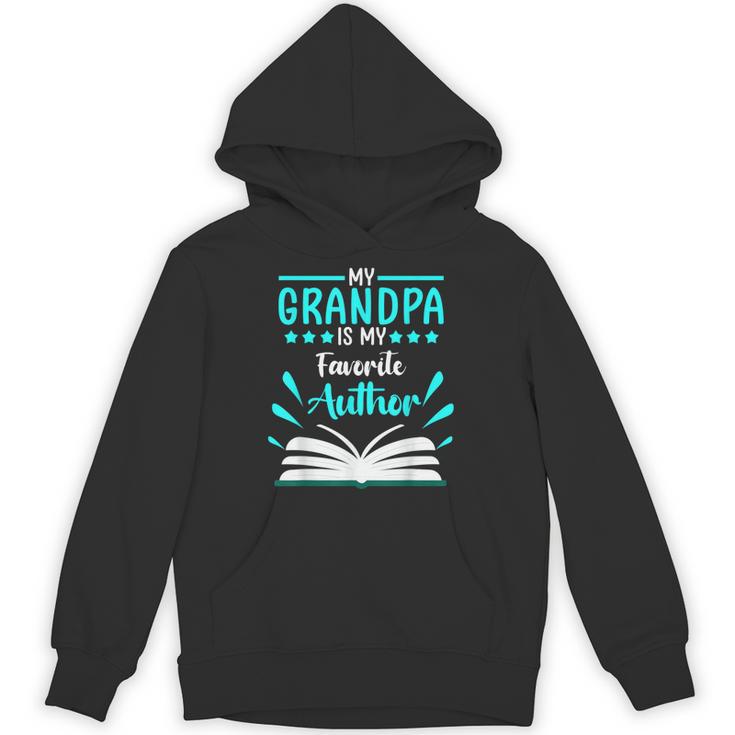 My Grandpa Is My Favorite Author Write Book Unisex Hoodie