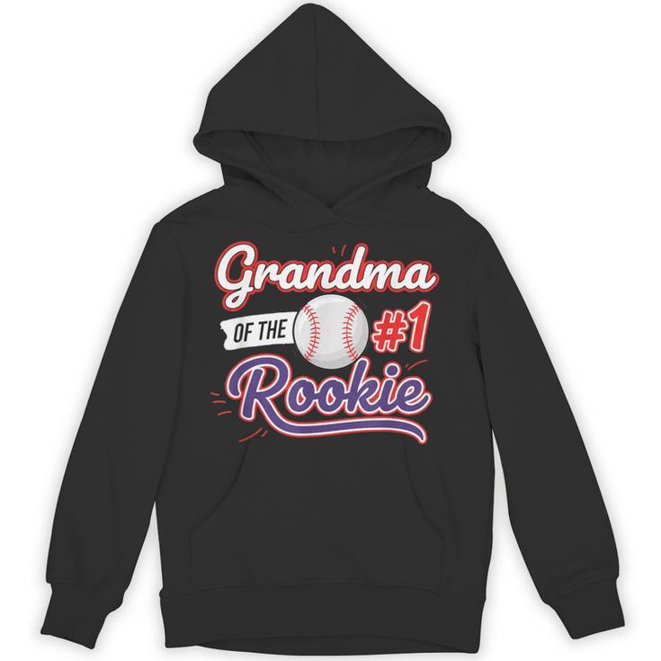 Grandparent Grandma Of The 1 Rookie Baseball Unisex Hoodie