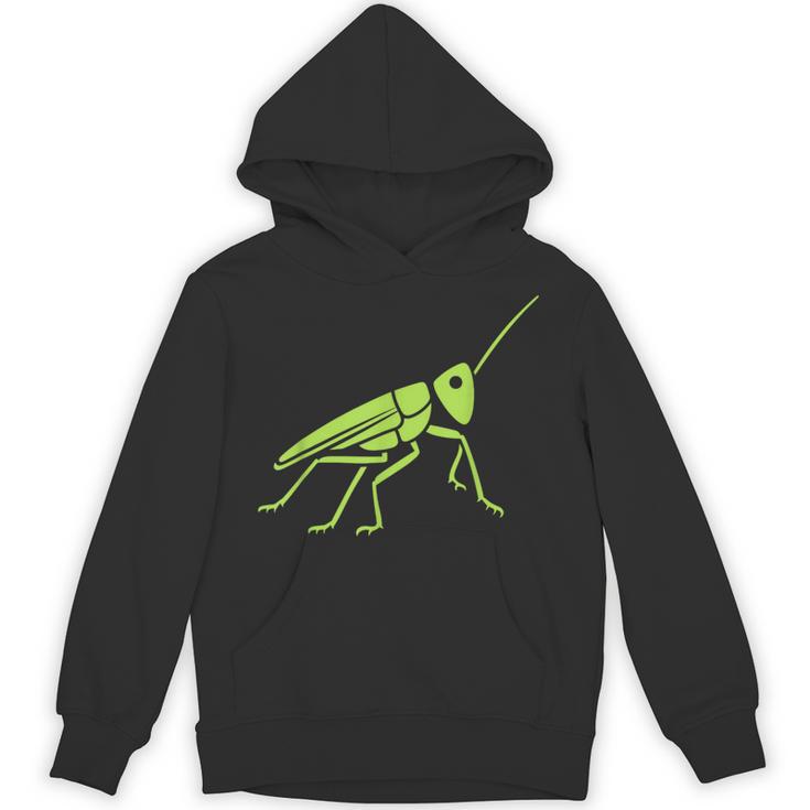 Grasshopper ミニマリストのバッタかわいい昆虫小さなバッタ パーカー
