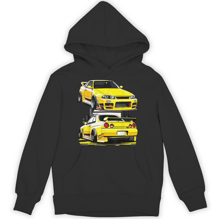 ブラック Gt R 32 Jdm スカイラインチューナー レーシングスタンス カードリフト パーカー