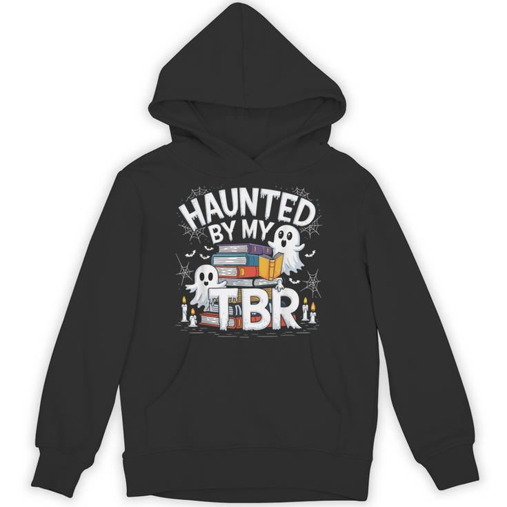 Halloween Book Lover Teacher Ghost Costume Haunted By My Tbr Unisex Hoodie