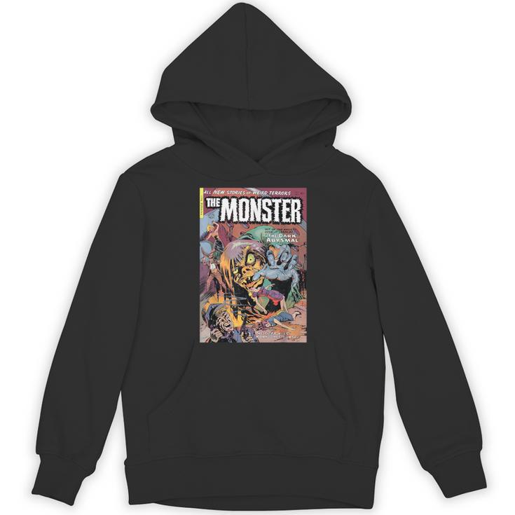 Halloween Horror Vintage Monster Comic Book Retro Unisex Hoodie