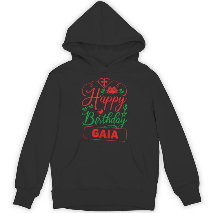 Happy Birthday Gaia かわいいクリスマスガイア パーカー