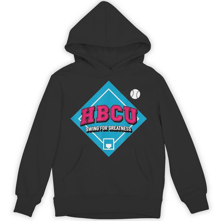 HBCU Swing For Greatness Baseball Softball College Apparel Unisex Hoodie