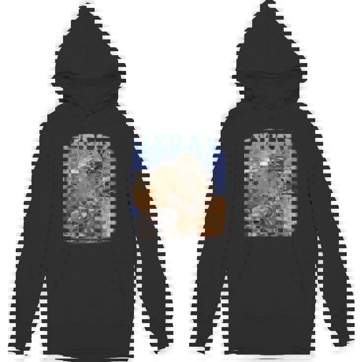 Hyrax Fire Meme Animal Lover ユーモア ロック ハイラックス パーカー