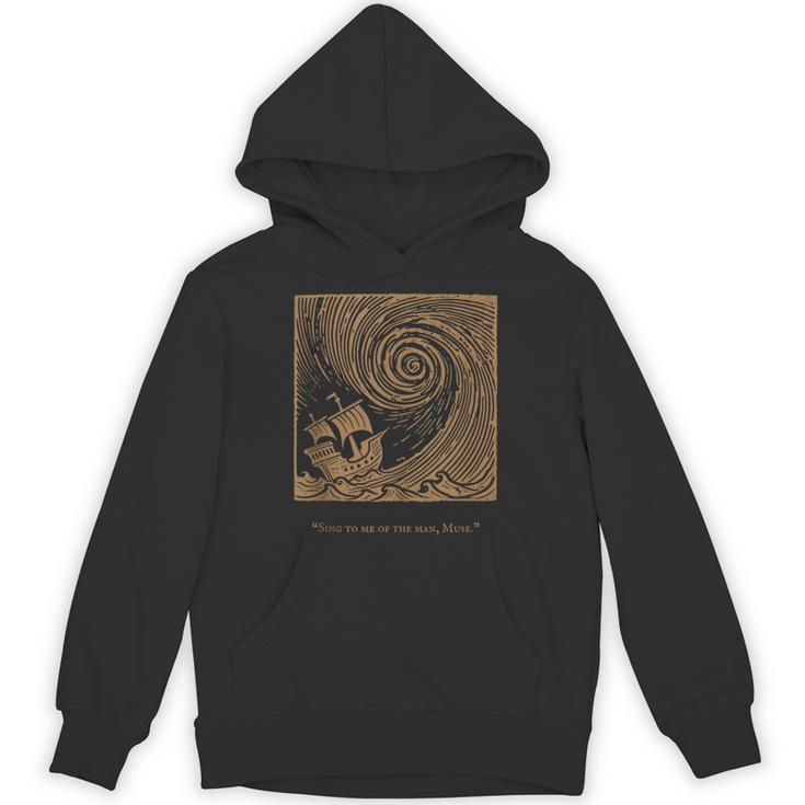 Iliad Odyssey Homer Ancient Greek History Book Odyssey Unisex Hoodie