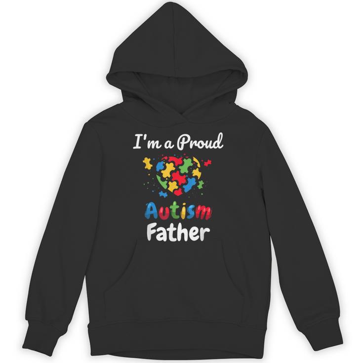 I'm A Proud Autism Father Dad Heart Hoodie