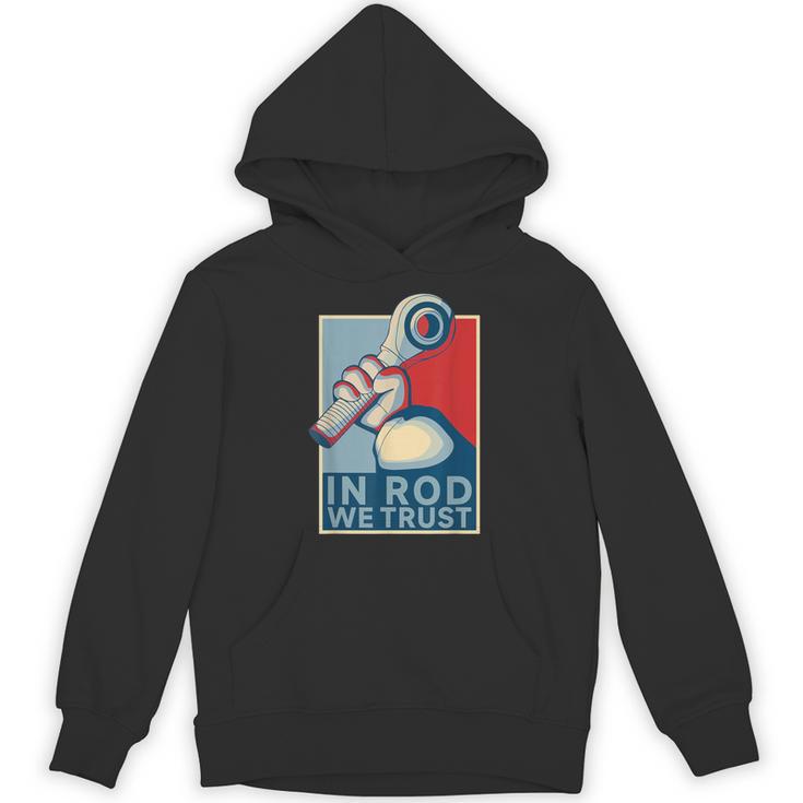 In Rod We Trust-ハイムジョイントレースカーロッククローラー パーカー