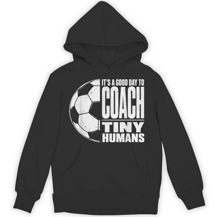 It's A Good Day To Train Tiny Humans サッカー ミニマリスト パーカー